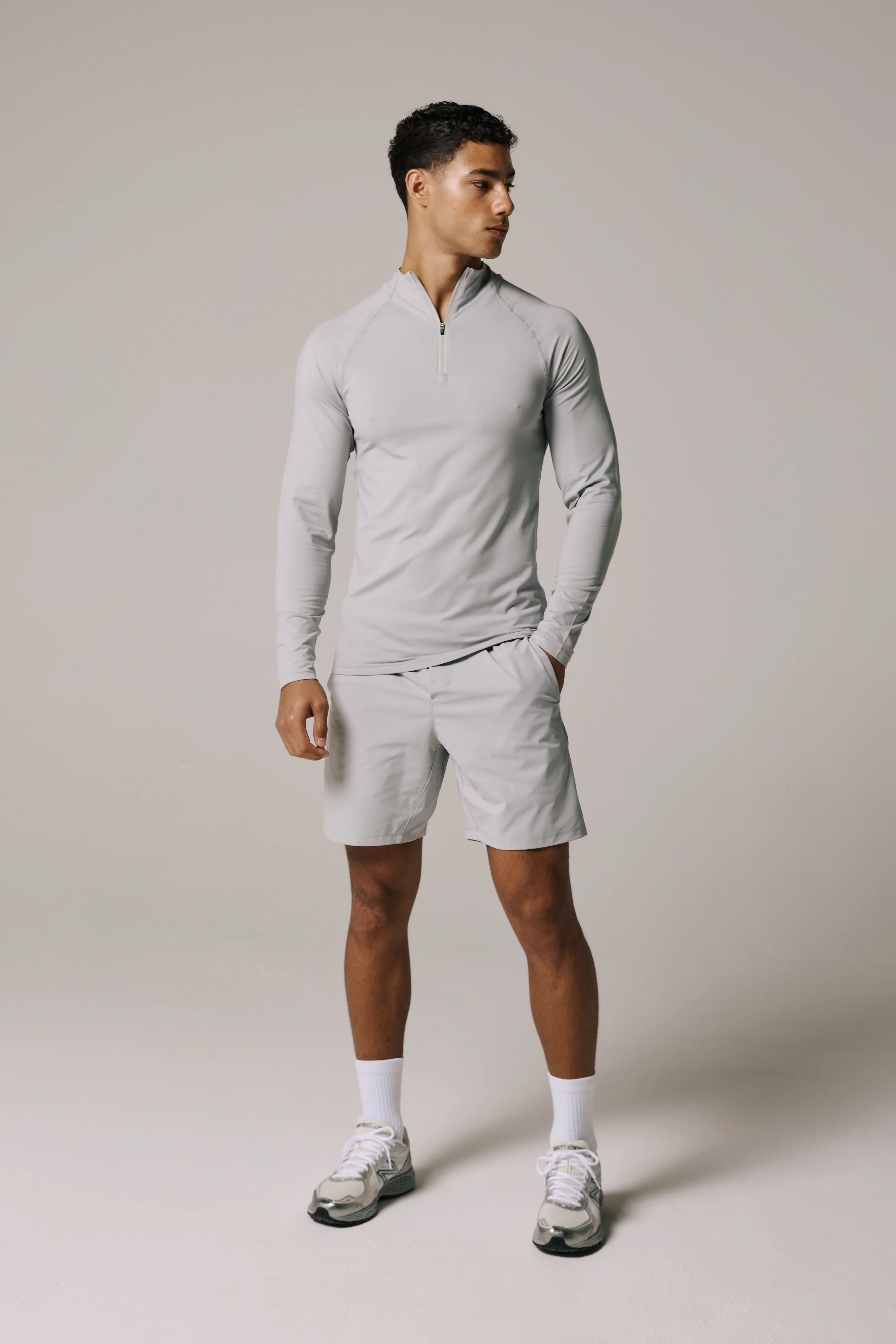 CORE SHORT + QUARTER ZIP